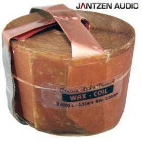 Foil Inductor WaxCoil Jantzen Audio 0,010mH / 0,007ohm / foil 8AWG=wire 3,3 / izol.pap.60µm / 41x55
