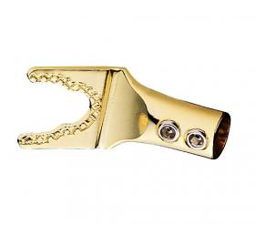 Jantzen Audio Forkspade max.M8 gold plated brass