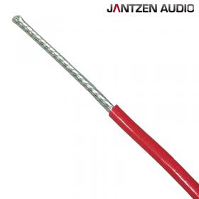 Jantzen Silver Plated Copper Wire Speaker Cable, AWG 16, RED, 1 metre