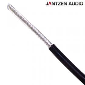 Jantzen Silver Plated Copper Wire Speaker Cable, AWG 13, BLACK, 1 metre