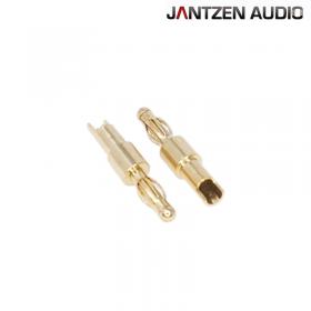 Jantzen Audio Banana Plug, Solder type, Gold plated
