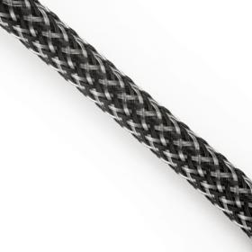 Oplot na kabel   czarny z białym  516mm  KaCsa  nylon